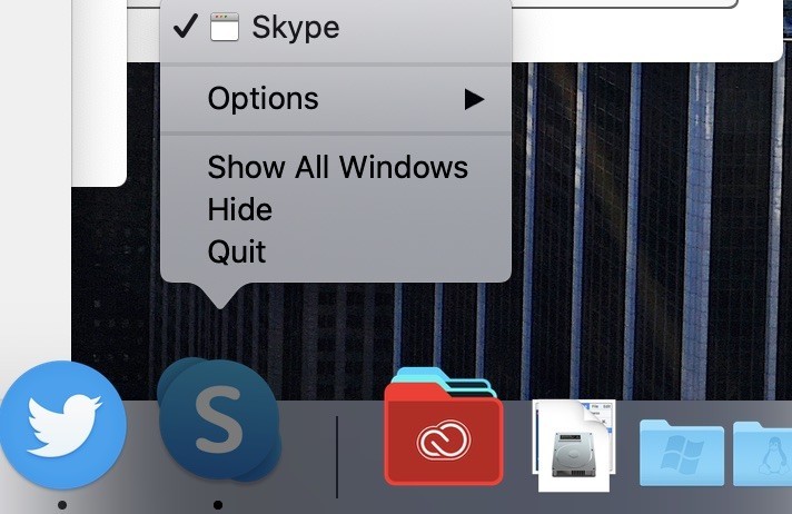 clear multiple chat on mac skype for business
